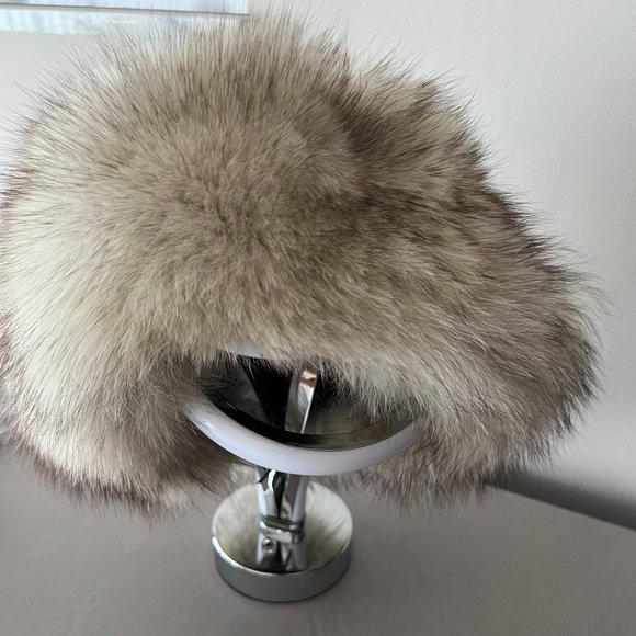 White -grey real Scribe Aviator  Woman  Hat - Picture 4 of 16